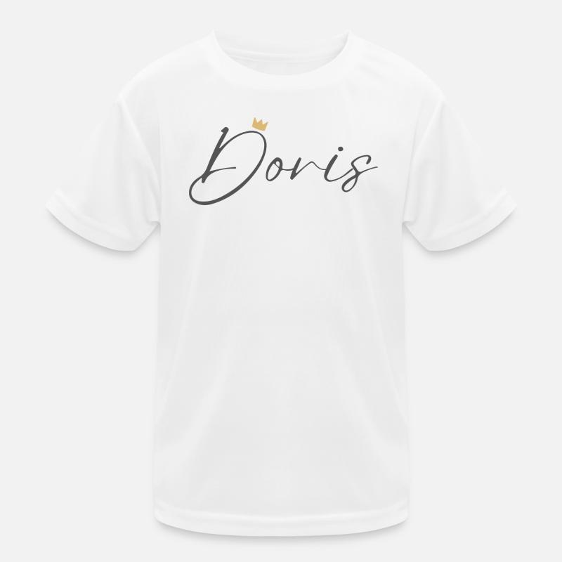 Prinzessin Doris Crown Hemd – Name mit Buchstabe D Kinder Funktions-T-Shirt