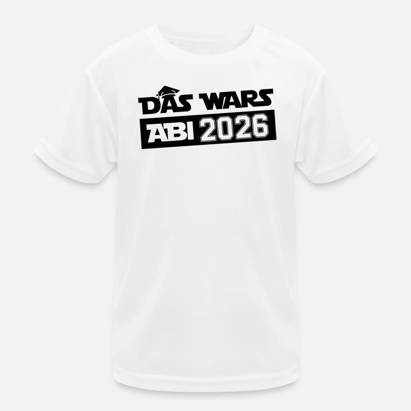 Das wars Abi 2026 Kinder Funktions-T-Shirt