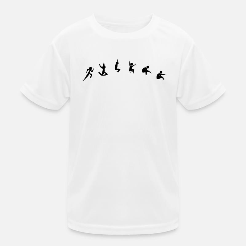long jump Kids Functional T-Shirt