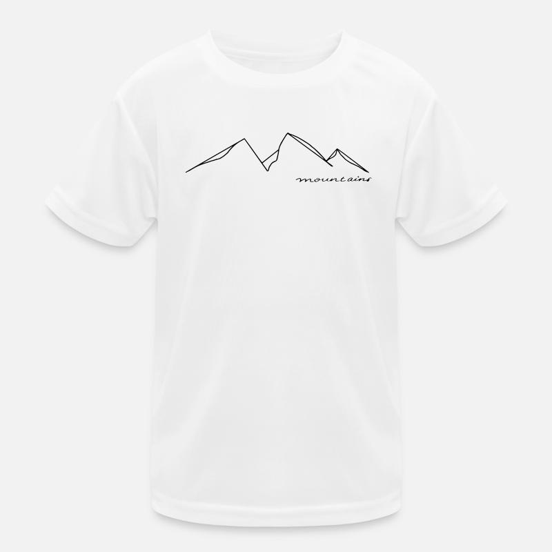 Mountains Kids Functional T-Shirt