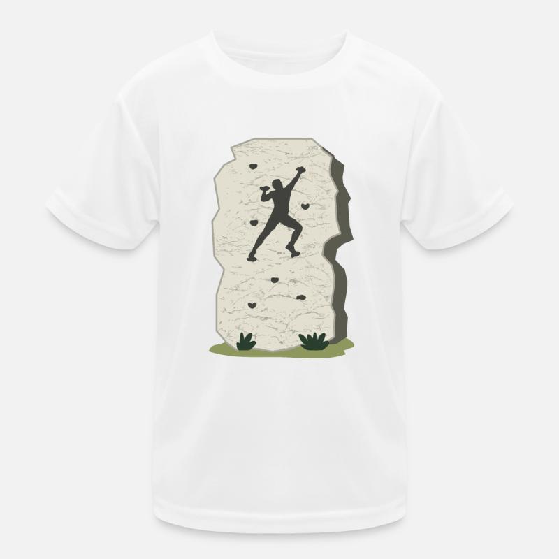 Escalade Grimpeurs Bloc Alpinistes T-shirt sport Enfant