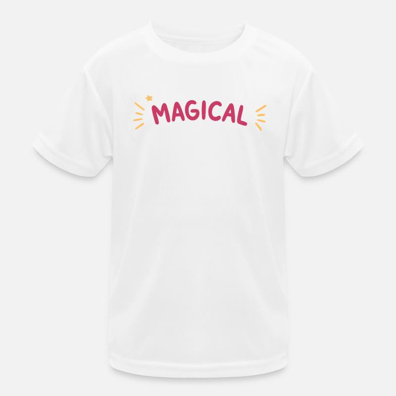 Magical Rainbow Sparkle Kids Functional T-Shirt