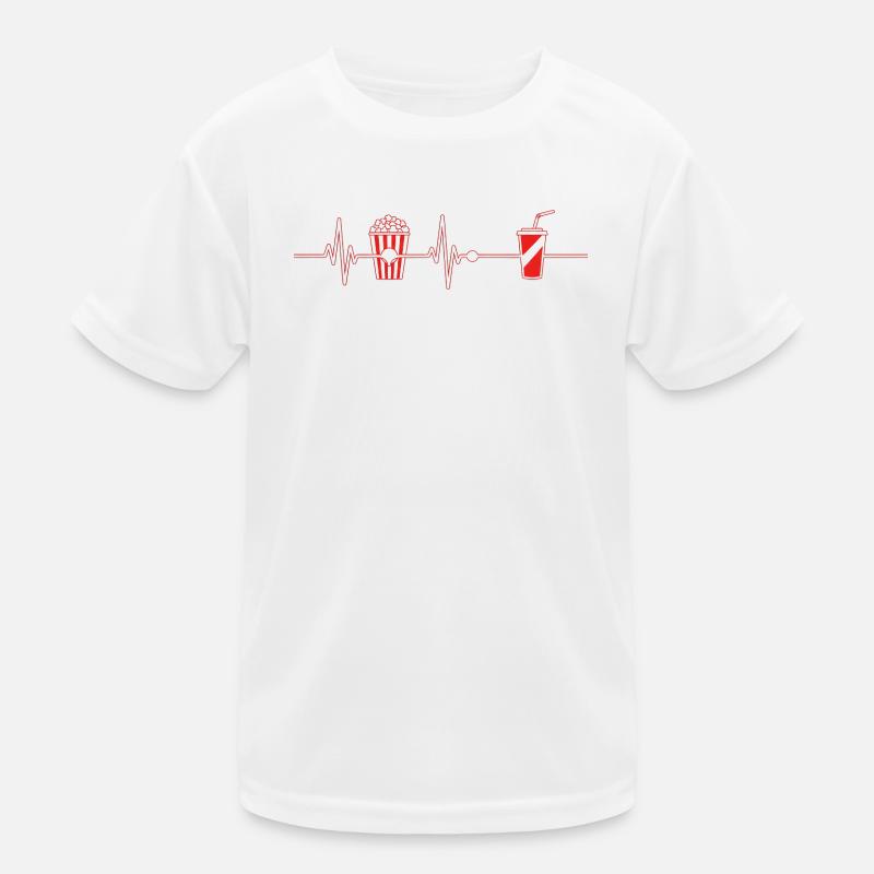 Battement de cœur popcorn T-shirt sport Enfant