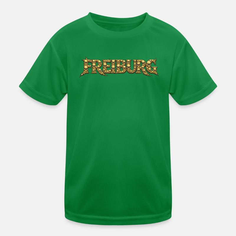 Logo du crâne doré de Fribourg T-shirt sport Enfant