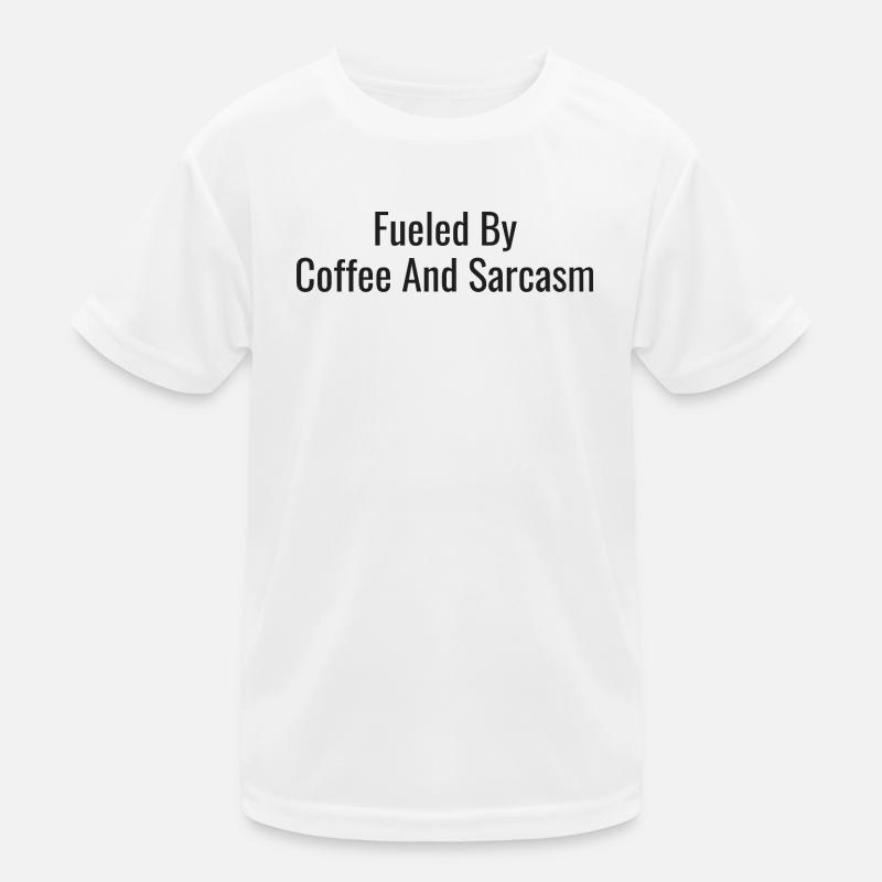 Caffeine and sarcasm Kids Functional T-Shirt