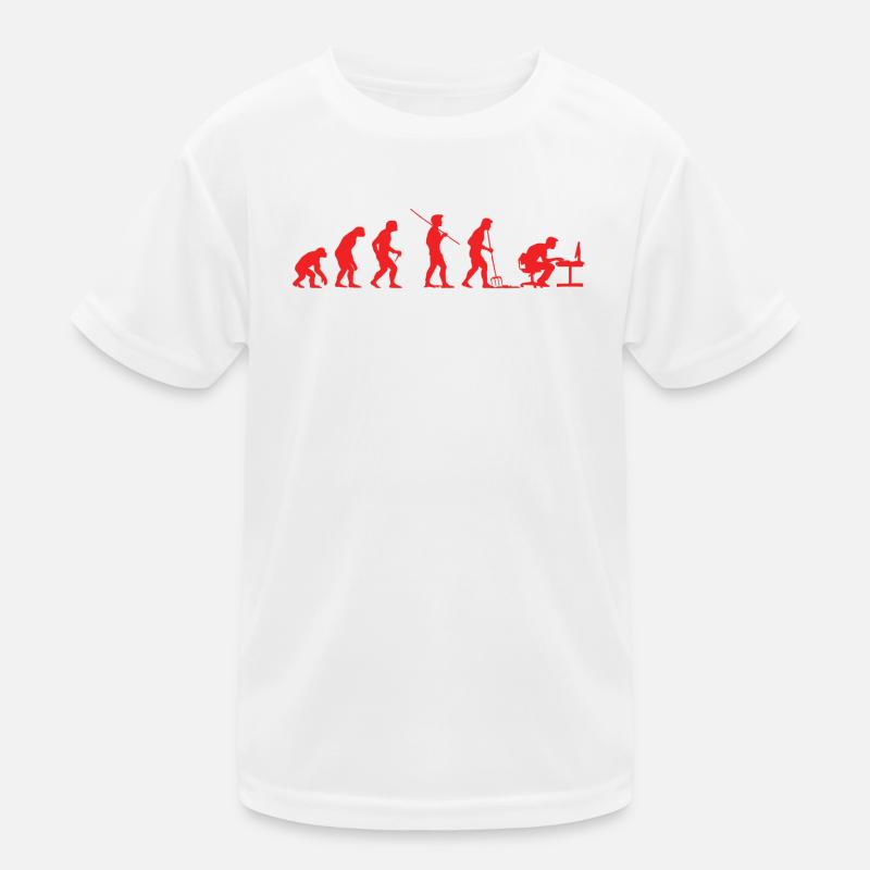 Evolution Gamer | Computer Freak Nerd PC Kinder Funktions-T-Shirt