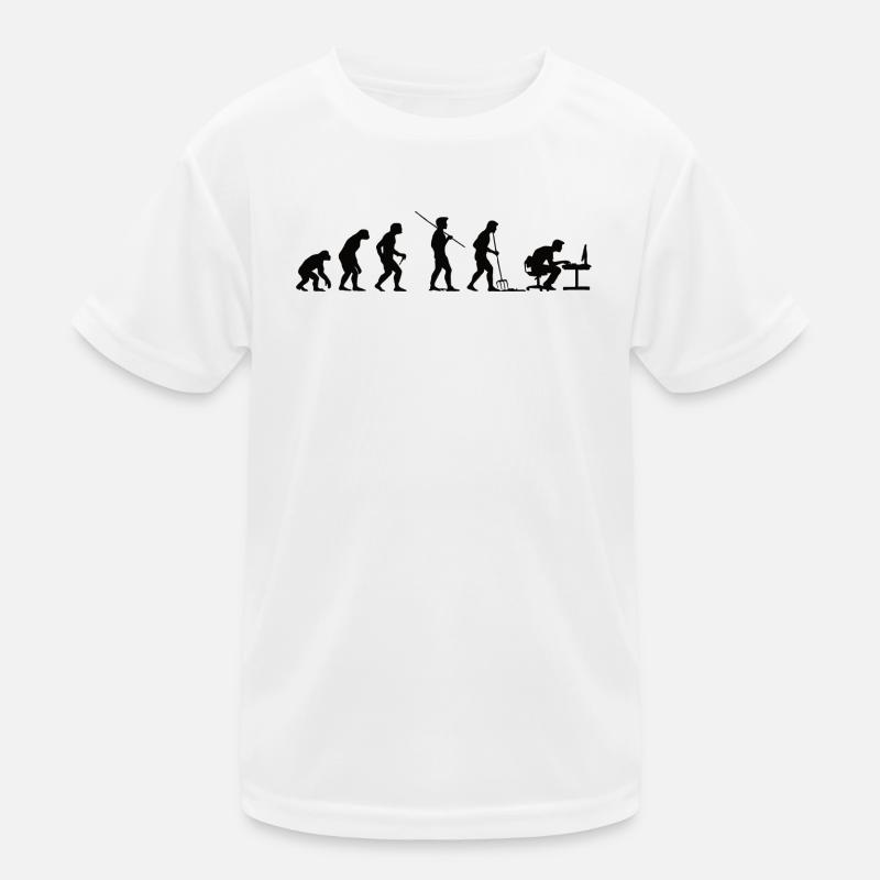 Programmierer Evolution Informatiker Entwickler Kinder Funktions-T-Shirt