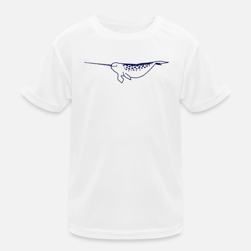 Conception de la licorne de mer narval T-shirt sport Enfant