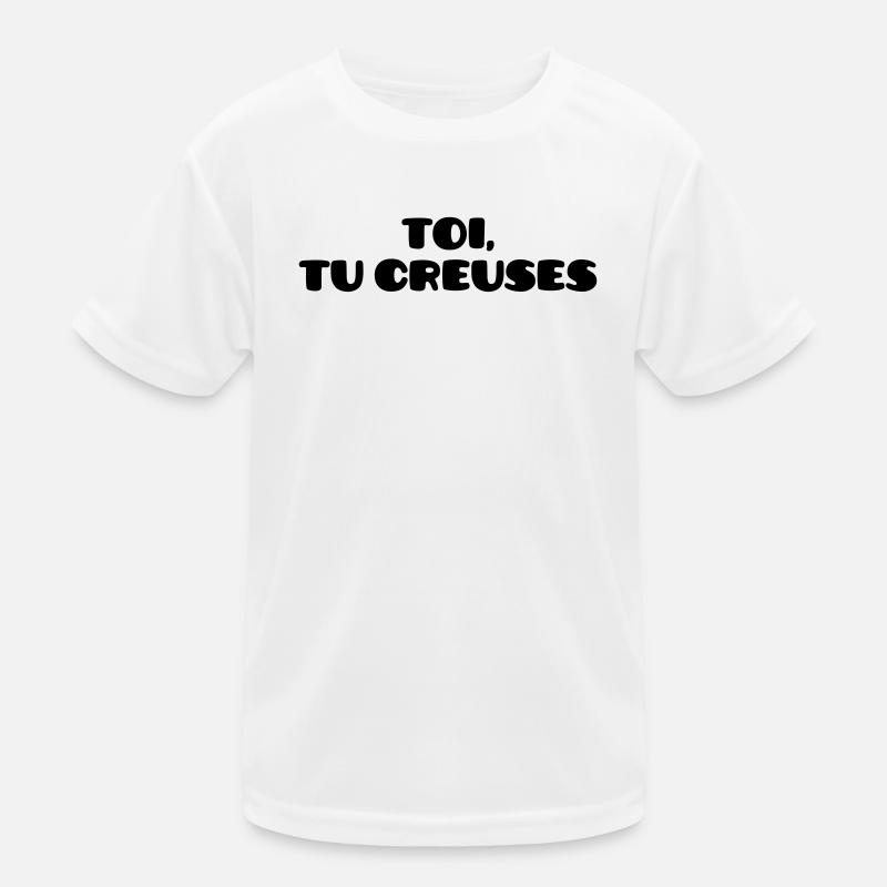 Toi, tu creuses T-shirt sport Enfant