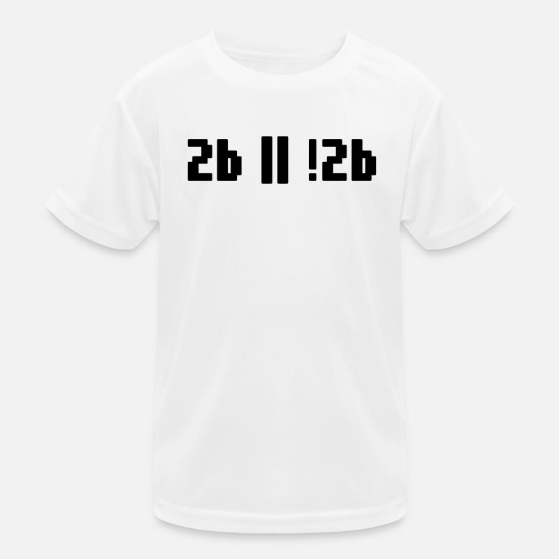 2b ou pas 2b – Programmeur de Shakespeare Hamlet T-shirt sport Enfant