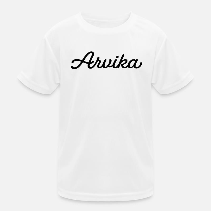 Arvika schwarz Kinder Funktions-T-Shirt