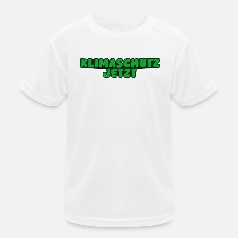 Klimaschutz jetzt Kinder Funktions-T-Shirt