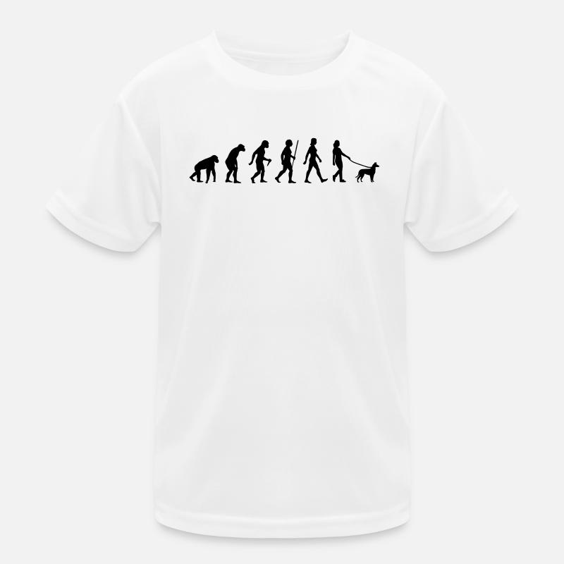 Evolution Kurzhaarcollie Frau Kinder Funktions-T-Shirt