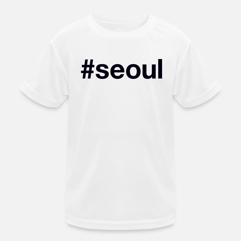 SEOUL Hashtag Kids Functional T-Shirt