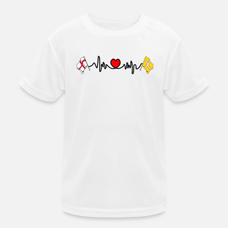 Dorset & England Herzfrequenz Kinder Funktions-T-Shirt