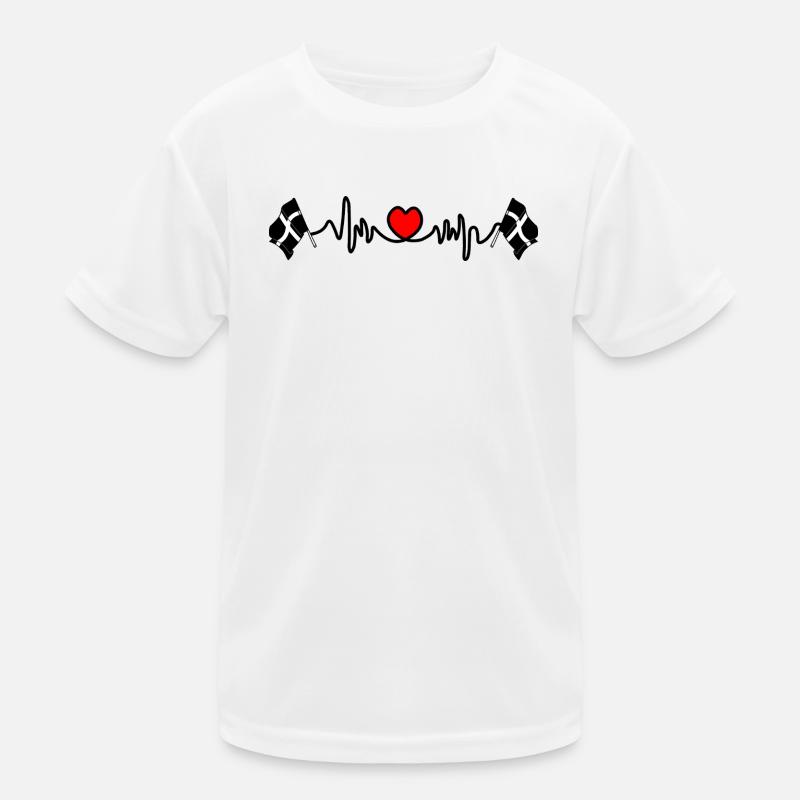 Herzfrequenz von Cornwall Kinder Funktions-T-Shirt