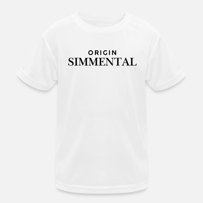 Origin Simmental - For all Simmental residents Kids Functional T-Shirt