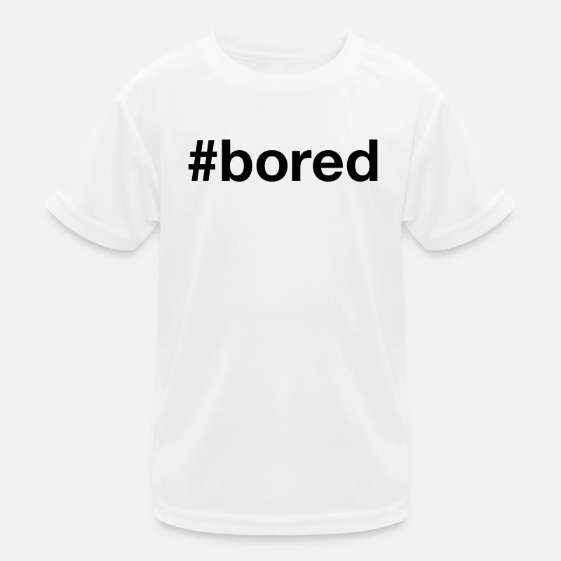 Hashtag ennuyeux T-shirt sport Enfant