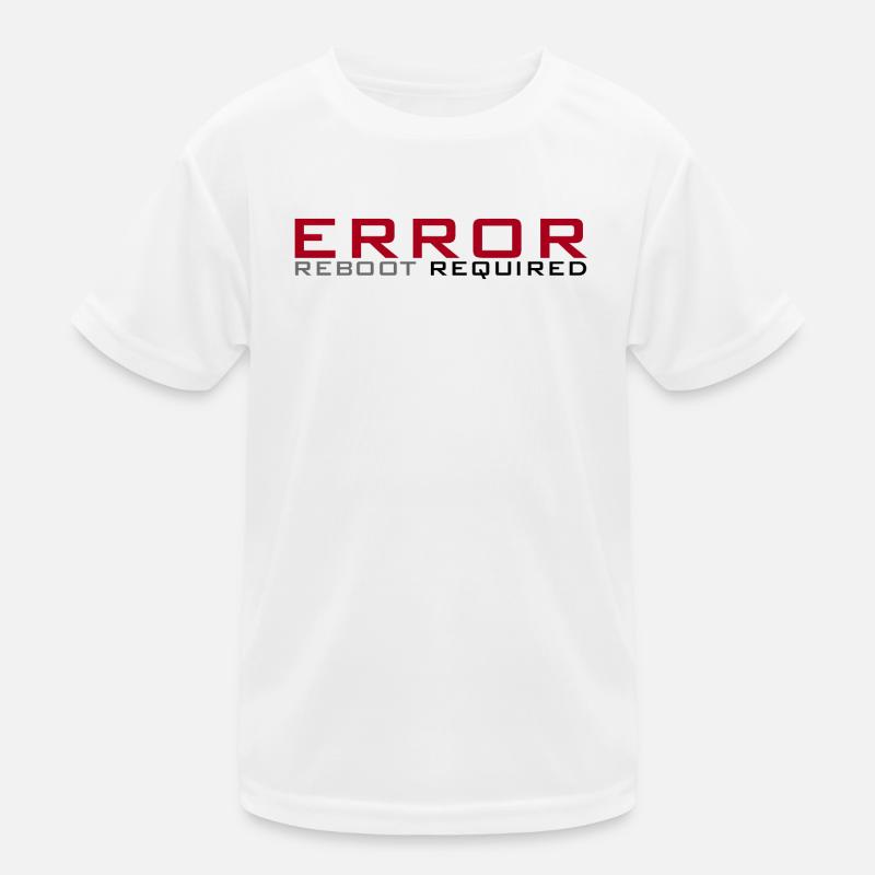 Error: Reboot required Kids Functional T-Shirt