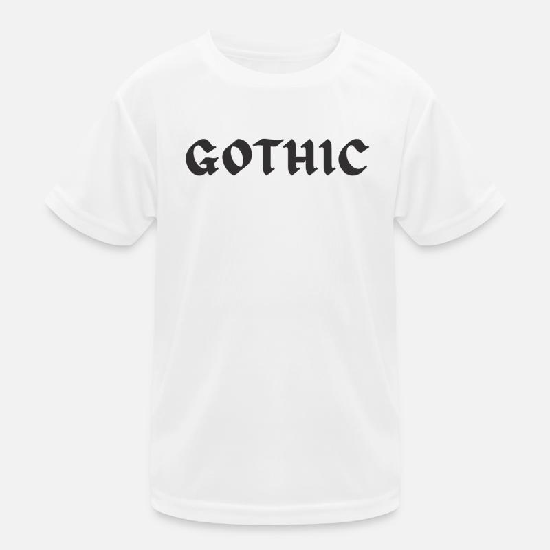 Édition Gothique Noir T-shirt sport Enfant