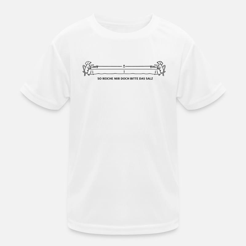 Table longue de teckel riche en sel et burlesque T-shirt sport Enfant