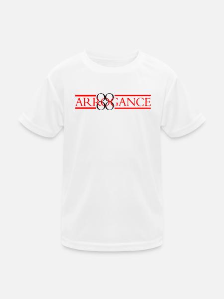 Arrogance - Kids Functional T-Shirt - white - Front