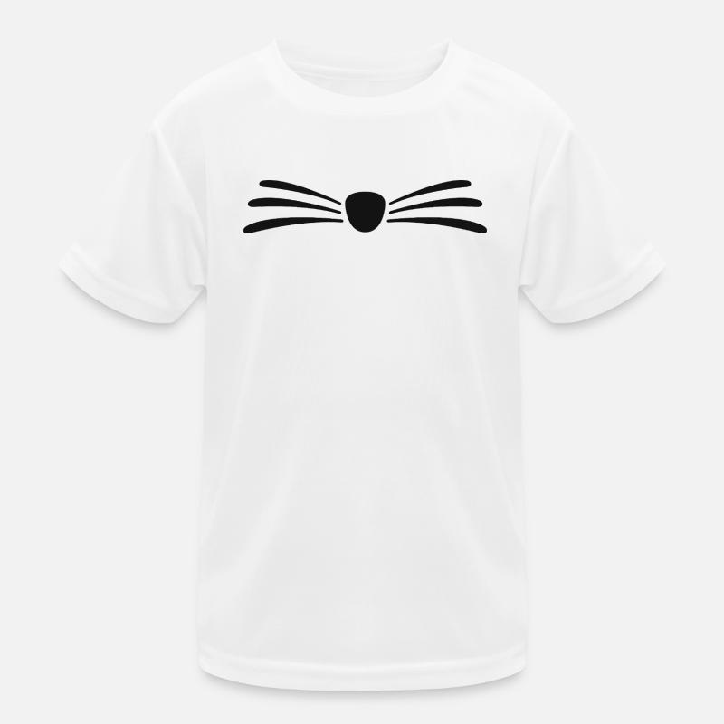 Moustaches de chat T-shirt sport Enfant