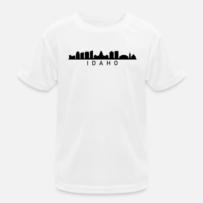 Idaho Skyline Kinder Funktions-T-Shirt