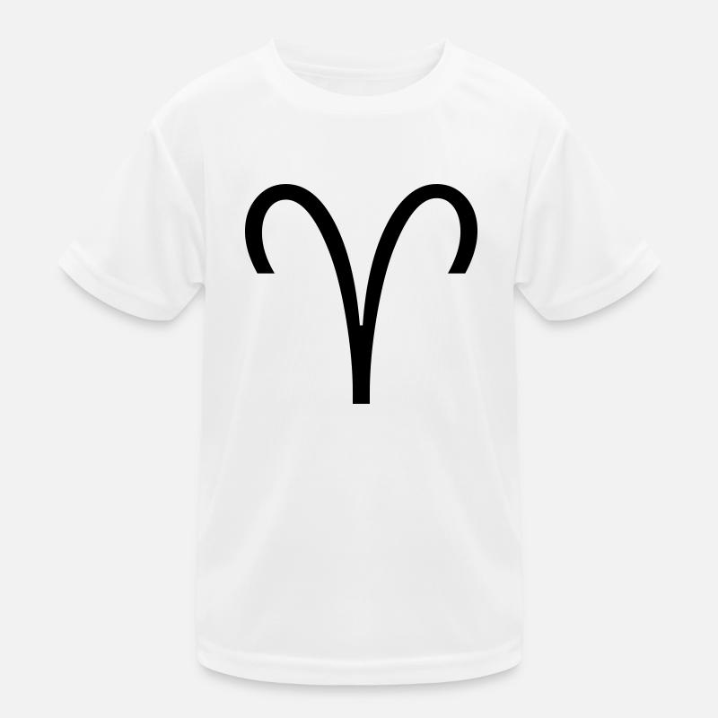 Sternzeichen: Widder Kinder Funktions-T-Shirt