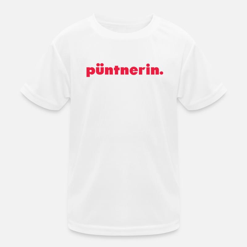 püntnerin. Kinder Funktions-T-Shirt
