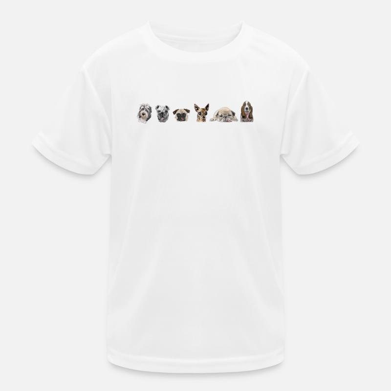 Hunde Kinder Funktions-T-Shirt