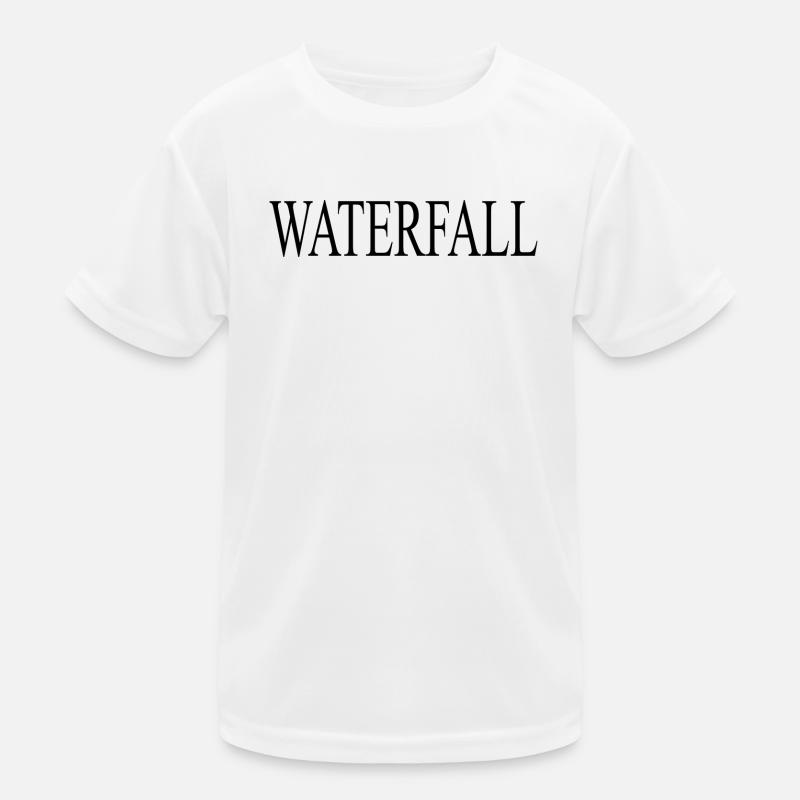 Waterfall Wasserfall Kinder Funktions-T-Shirt