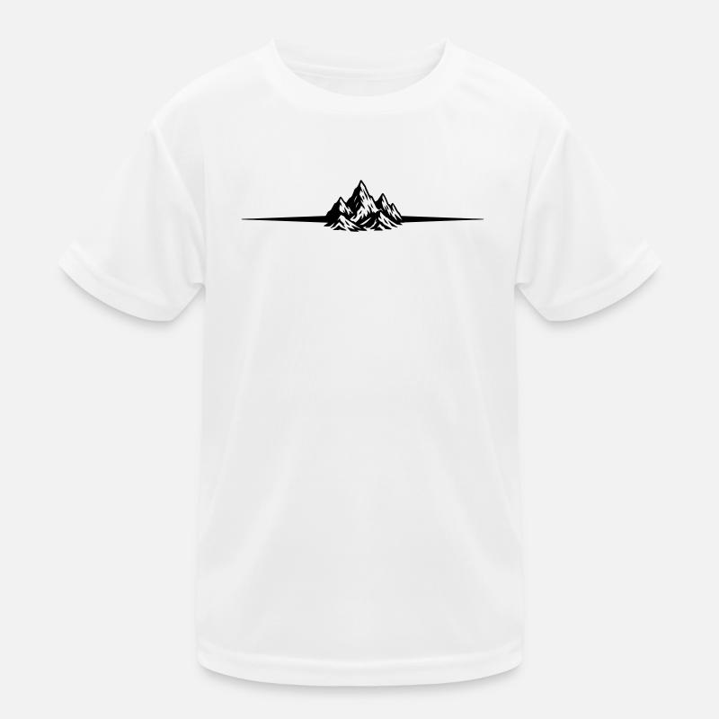 Montagnes Symbole des Alpes T-shirt sport Enfant