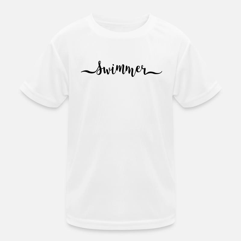 Schwimmer Kinder Funktions-T-Shirt
