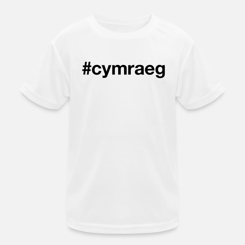 WALISISCH Hashtag Waliser Wales Kinder Funktions-T-Shirt