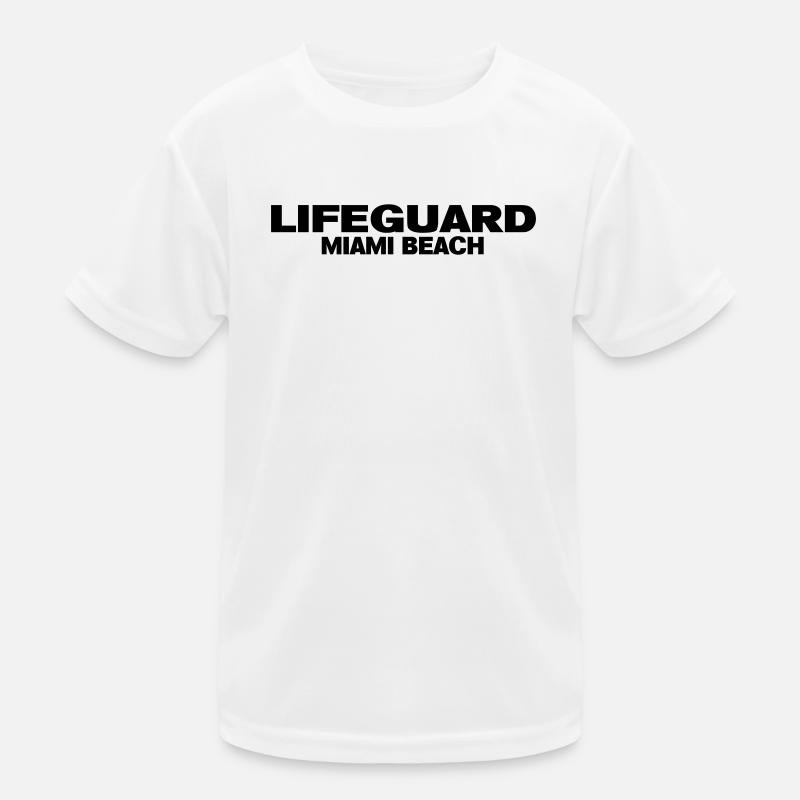 Rettungsschwimmer miami Kinder Funktions-T-Shirt