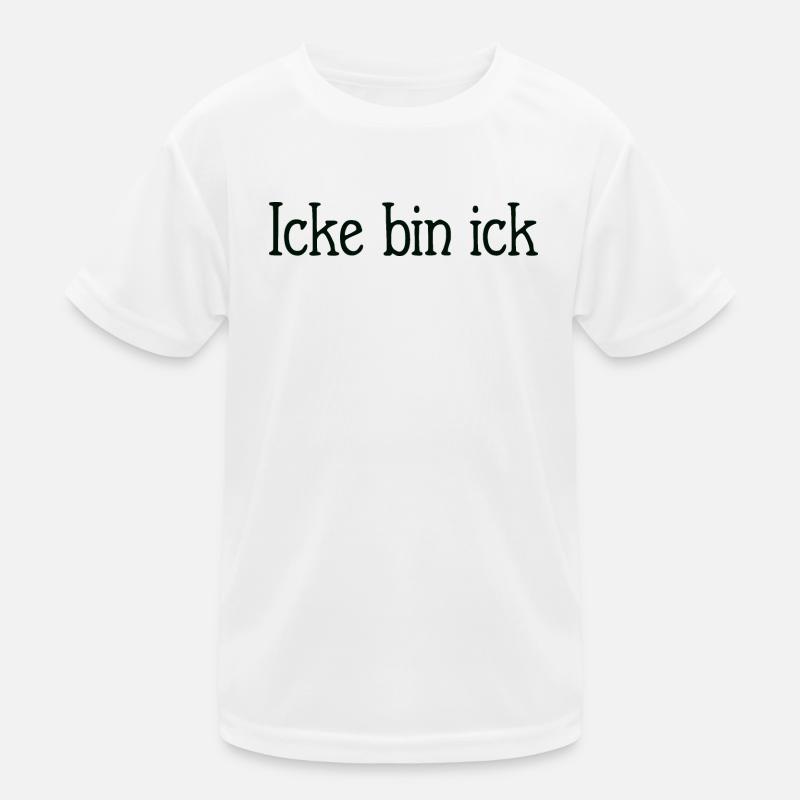 Icke bin ick Berlin Kinder Funktions-T-Shirt