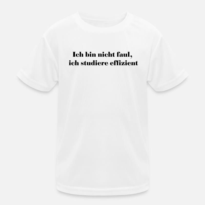 I'm not lazy, I'm studying efficiently Kids Functional T-Shirt