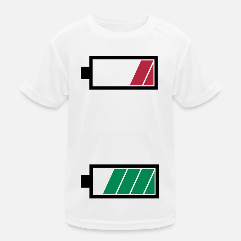 Battery empty Kids Functional T-Shirt