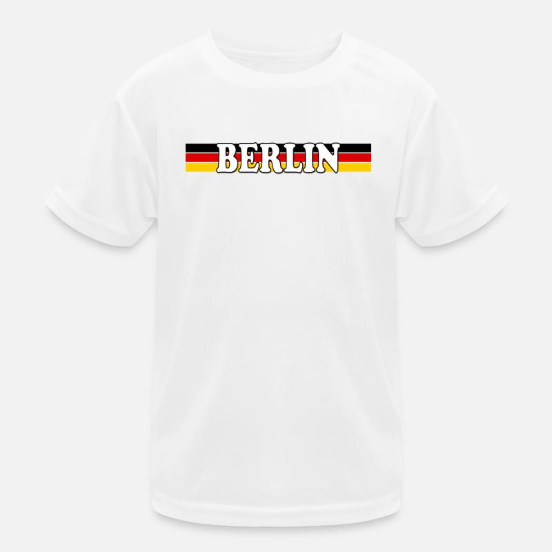 Berlin bandeau drapeau allemand T-shirt sport Enfant