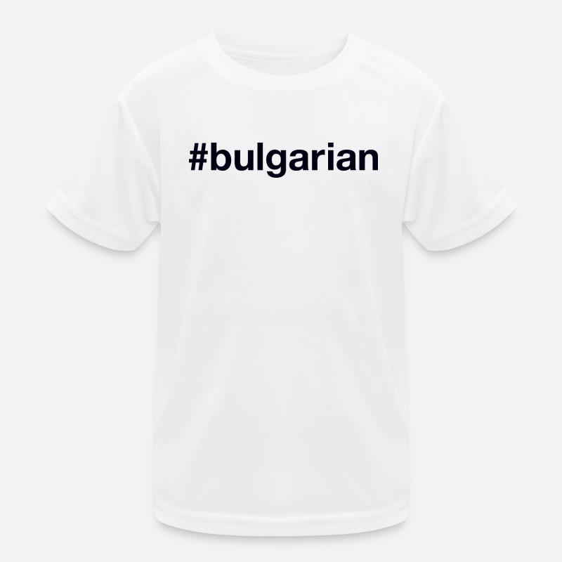 BULGARIAN HAshtag Kinder Funktions-T-Shirt