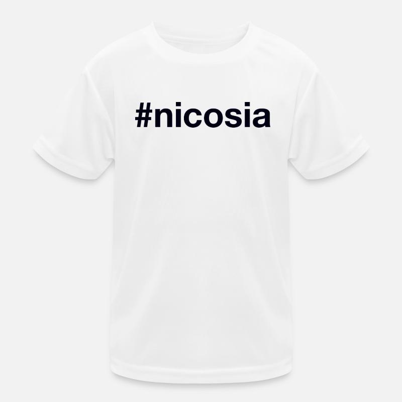 NICOSIA Hashtag Nikosia Cyprus Zypern Kinder Funktions-T-Shirt