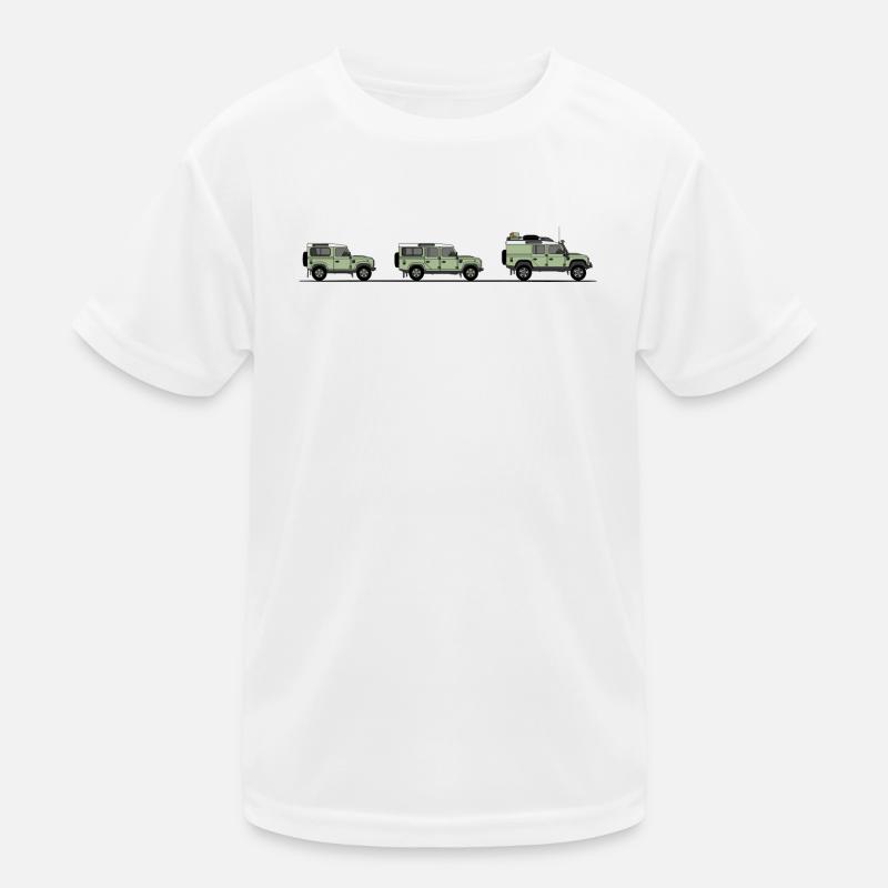 Defender - 90, 110 and offroad Kids Functional T-Shirt