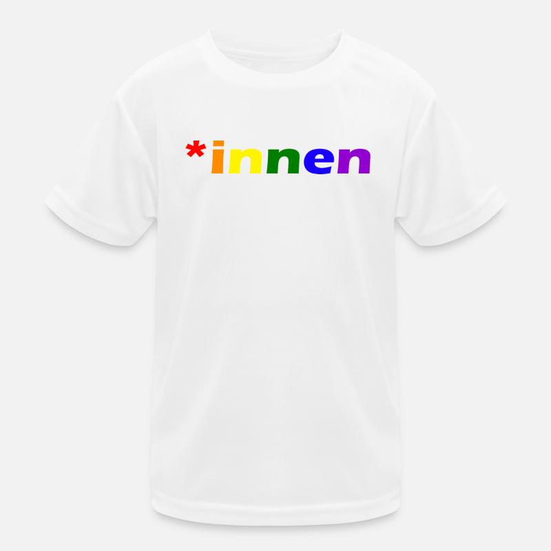 *innen Gendern Kinder Funktions-T-Shirt