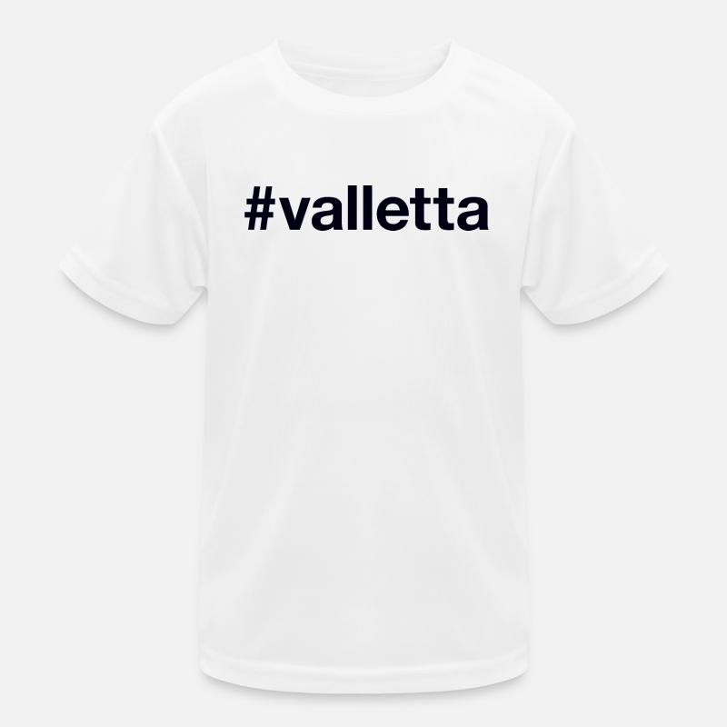 VALLETTA Hashtag Kinder Funktions-T-Shirt