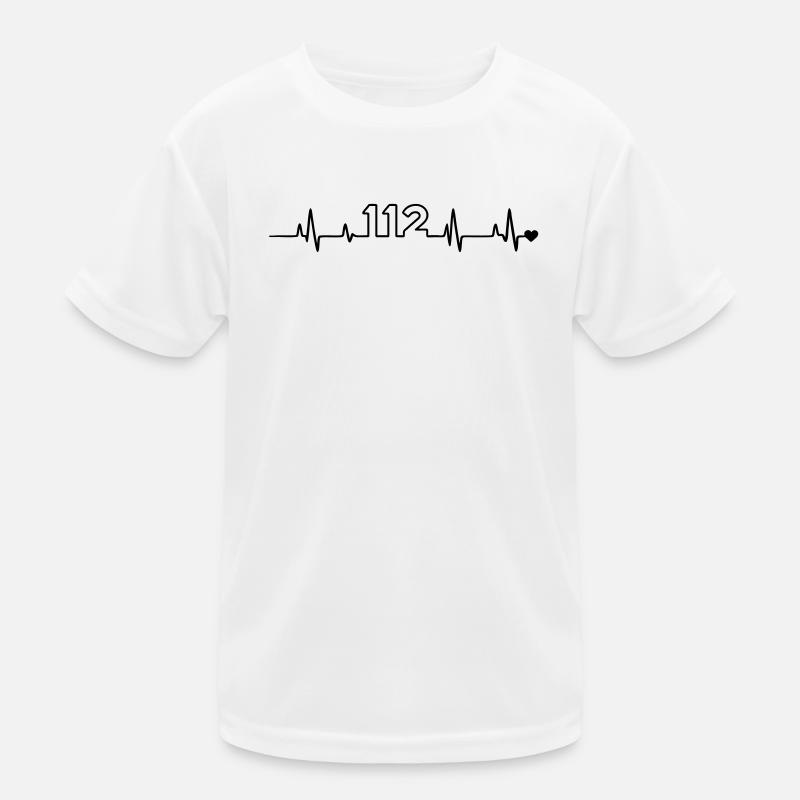 Feuerwehr 112 Kinder Funktions-T-Shirt