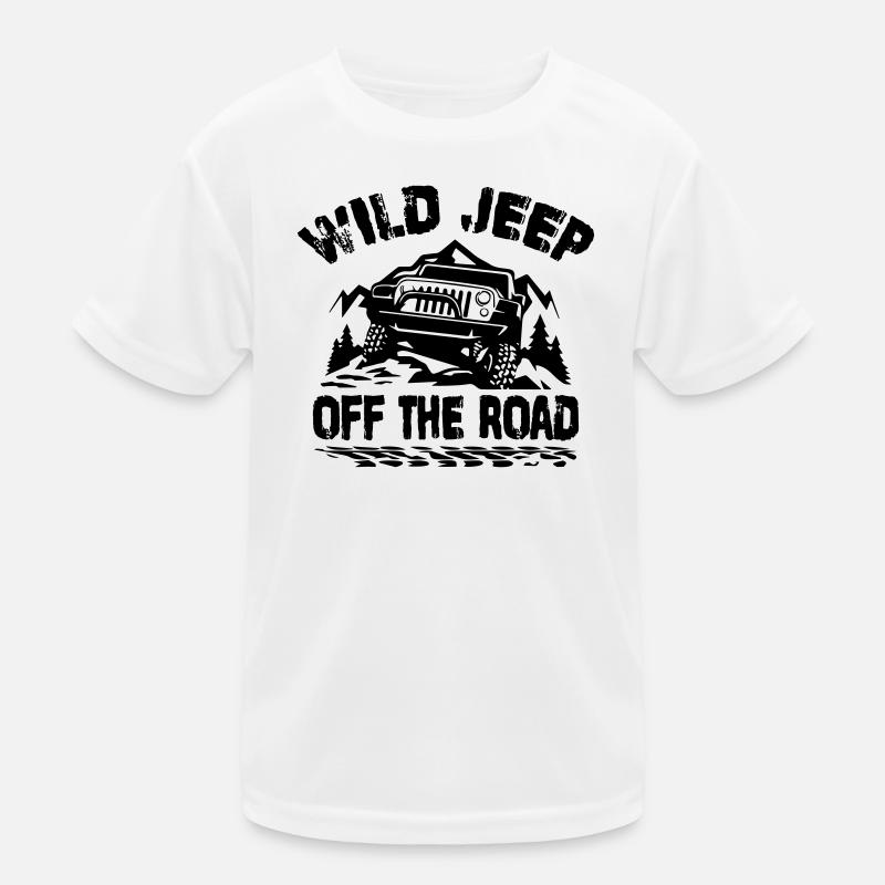 WILD JEEP Kids Functional T-Shirt