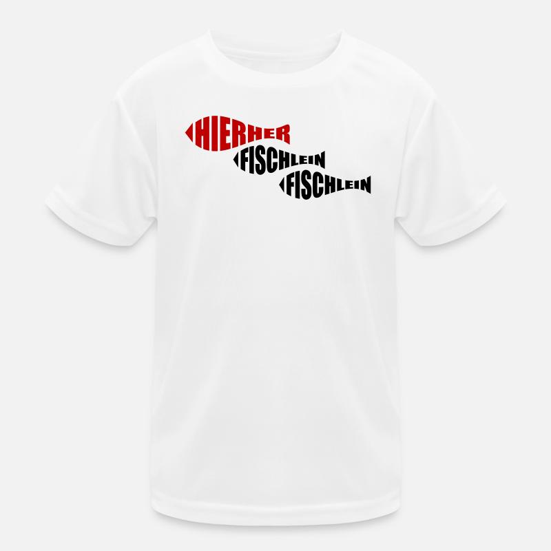 angeln Kinder Funktions-T-Shirt