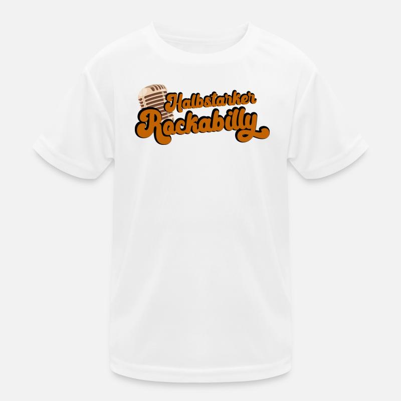 Halbstarker Rockabilly Kinder Funktions-T-Shirt