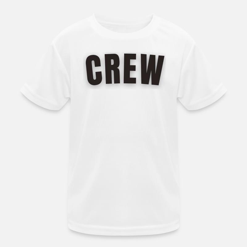 Crew Kinder Funktions-T-Shirt